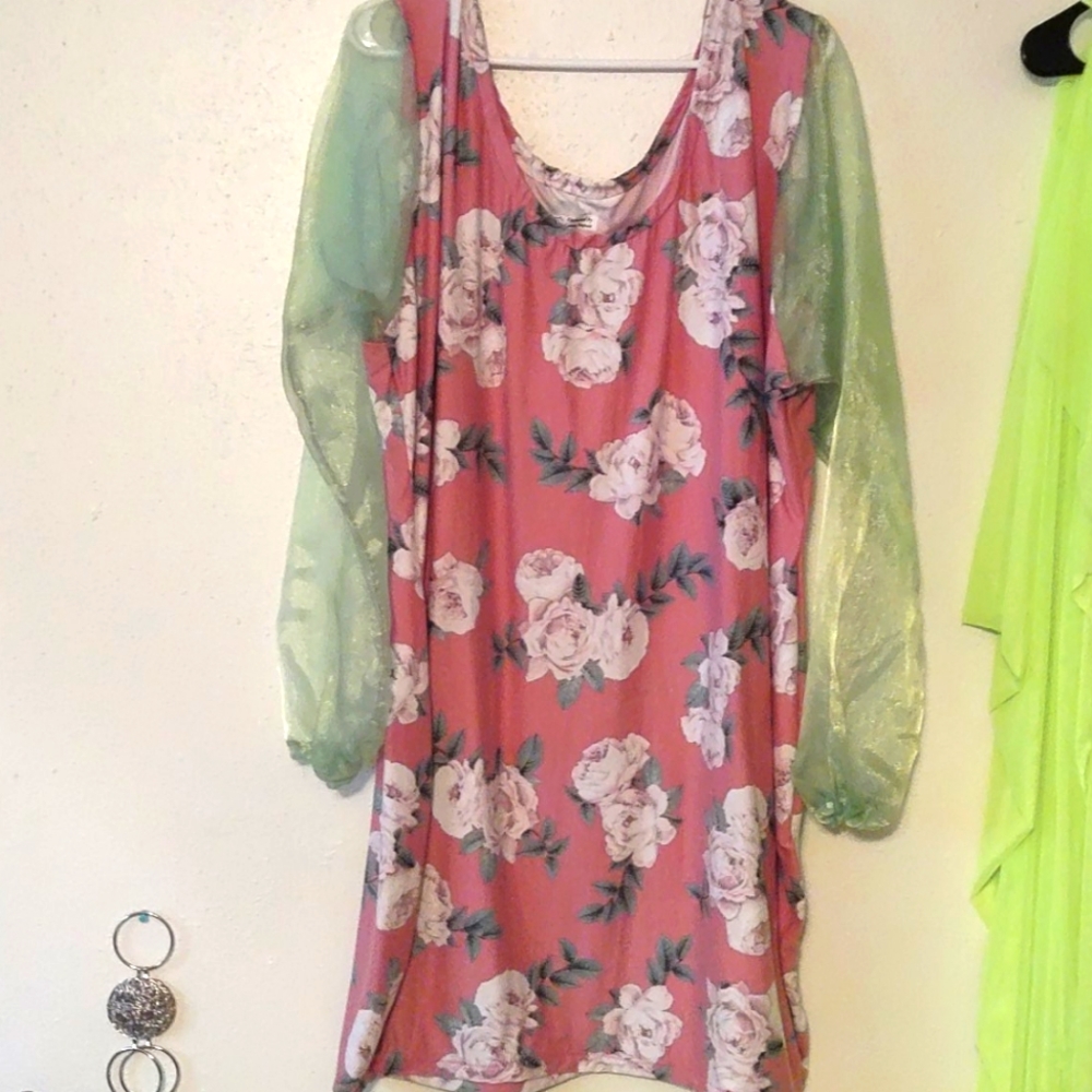 Pink Floral dress